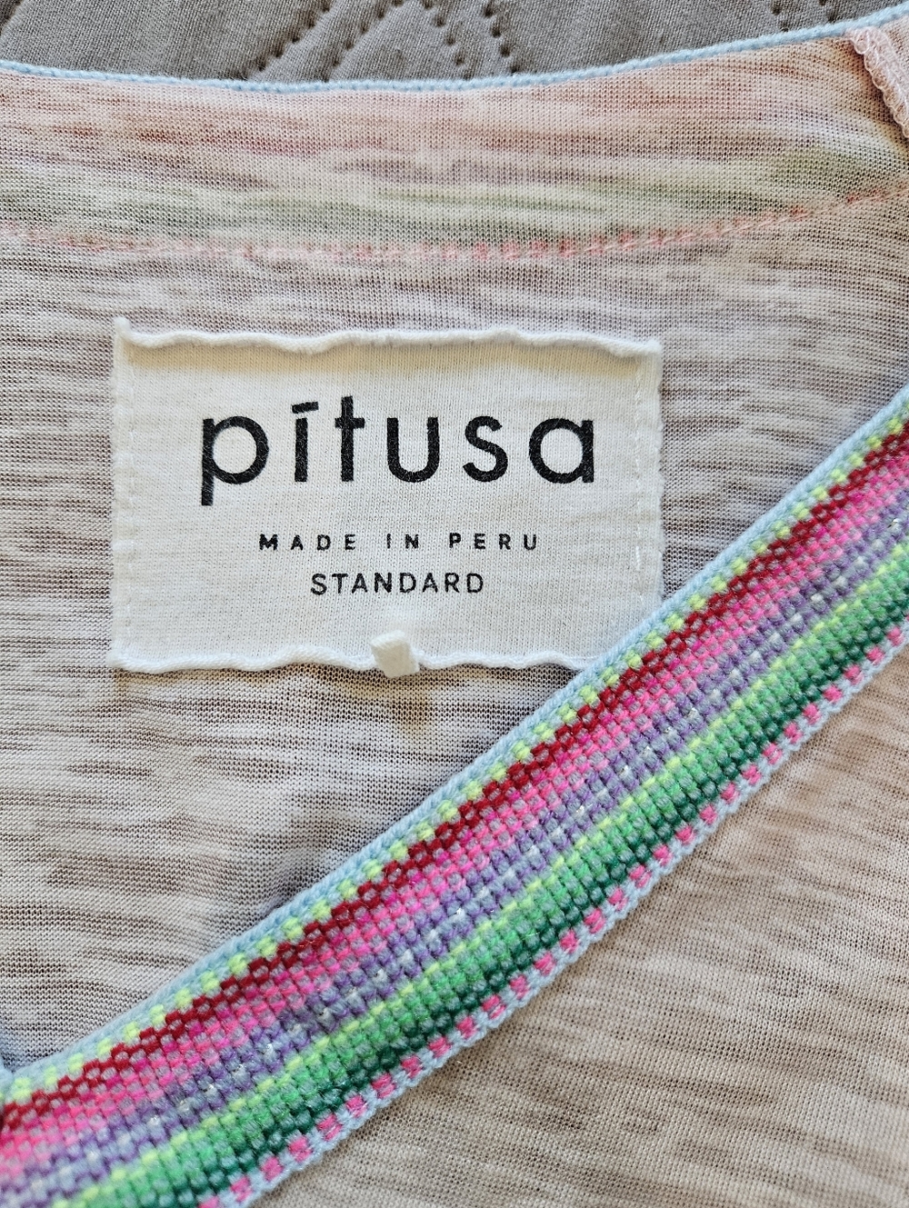 Pitusa Pima Mini Abaya Multicolored Mini Tunic - OS Like New - Picture 4 of 4
